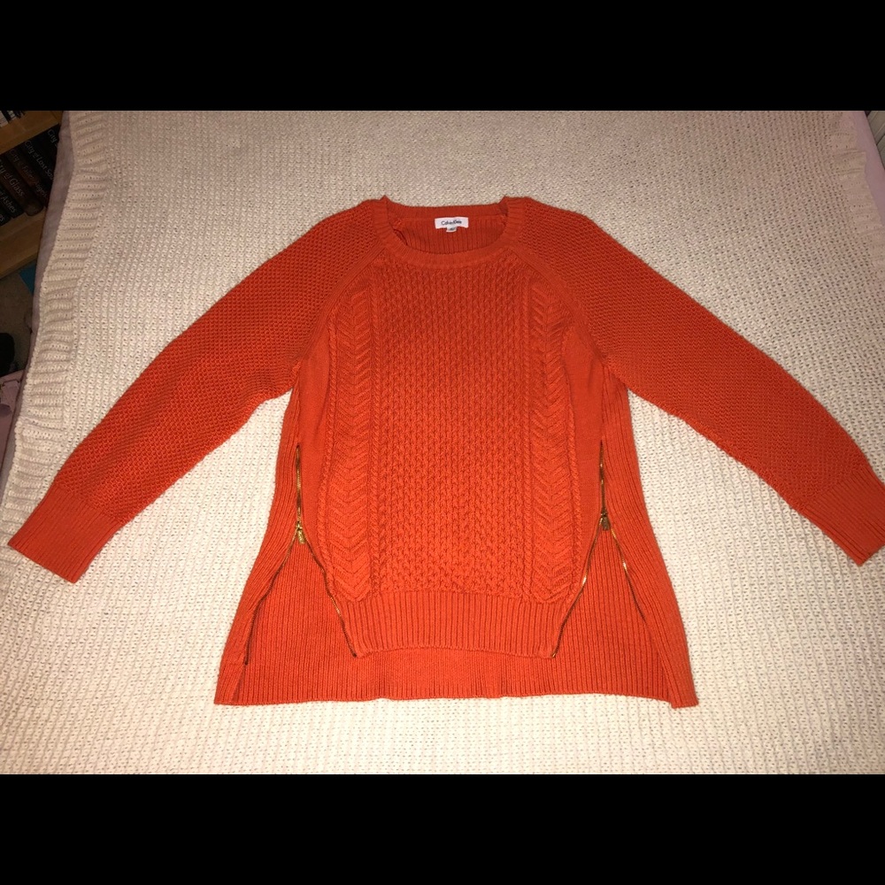Calvin Klein Side-Zip Sweater